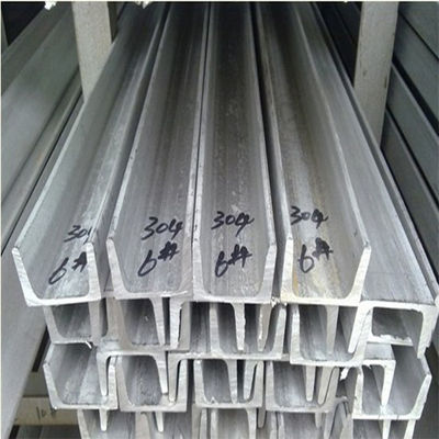 316 316L 304 Channel Steel Beam สำหรับอาคารและโครงการก่อสร้าง คานเหล็กสแตนเลส 6 มม